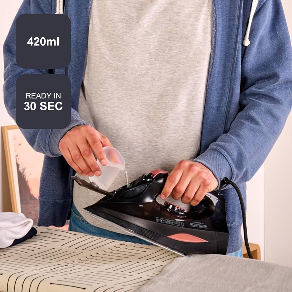 Black & Decker Steam Iron 3000 Ceramic