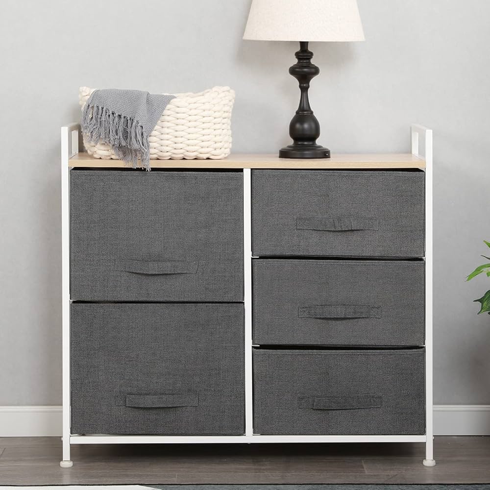 Fabric 5-Dresser Storage