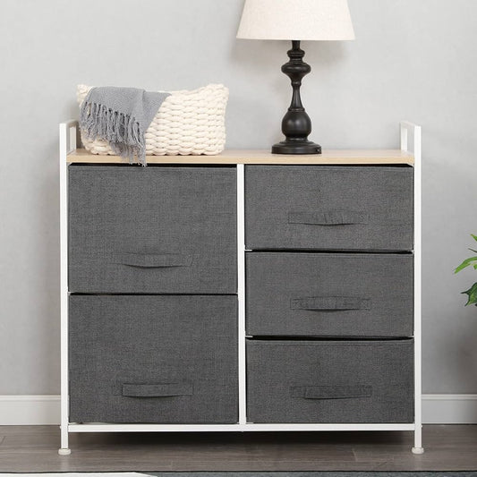 Fabric 5-Dresser Storage