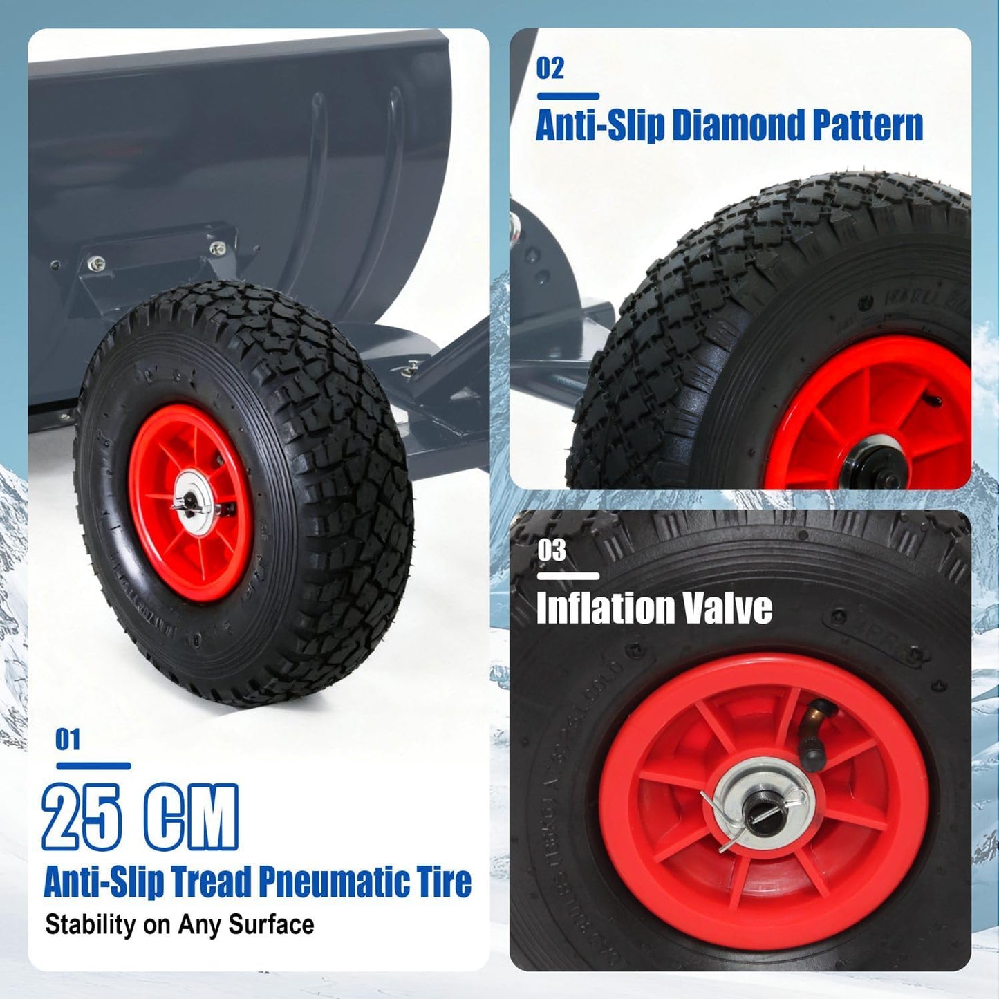 Snow Shovel With Wheels