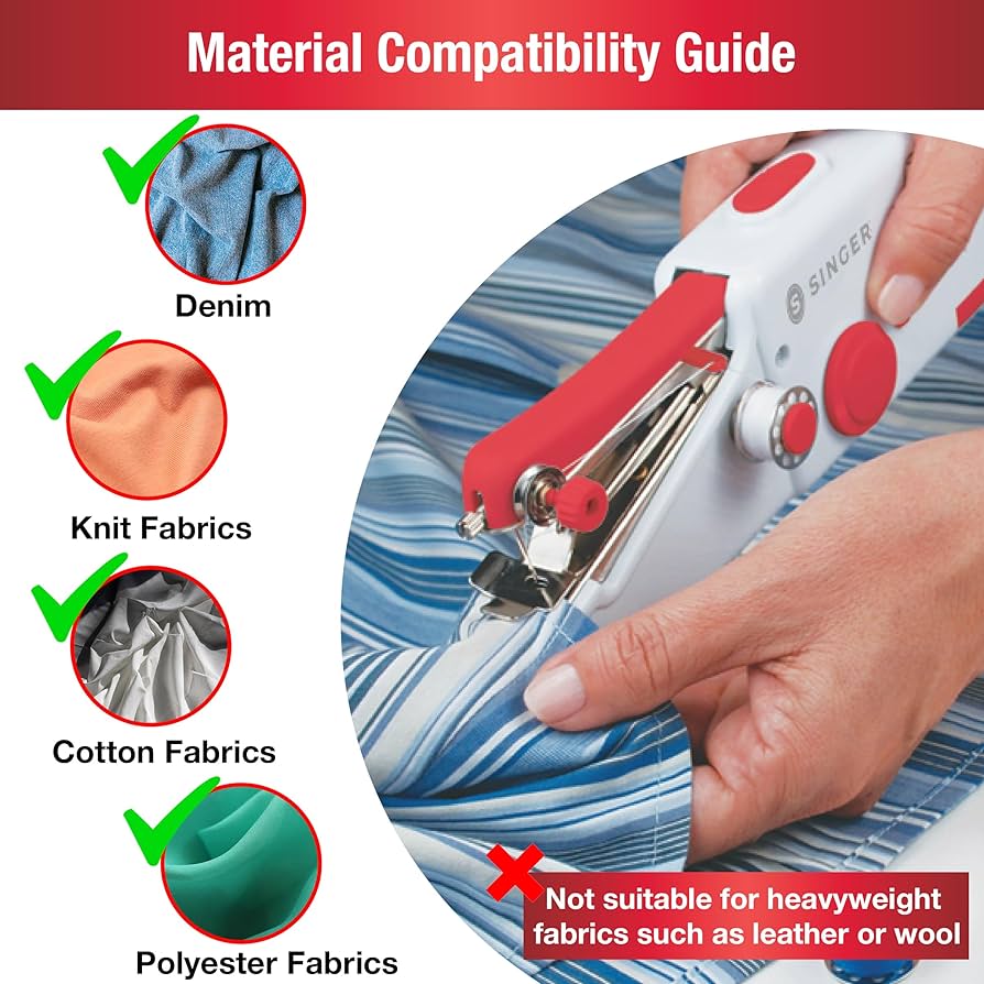SINGER Stitch Sew Quick™ Portable Handheld Cordless Mending Machine