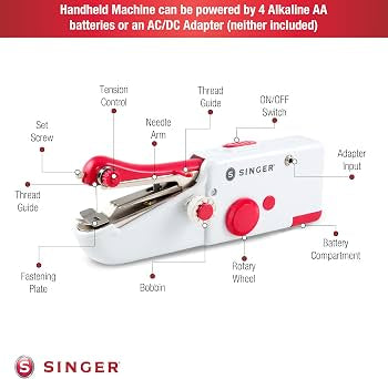 SINGER Stitch Sew Quick™ Portable Handheld Cordless Mending Machine