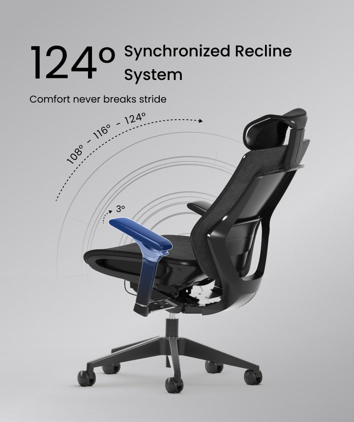 Multifunctional Fabric Ergonomic Chair (BS12 PRO)