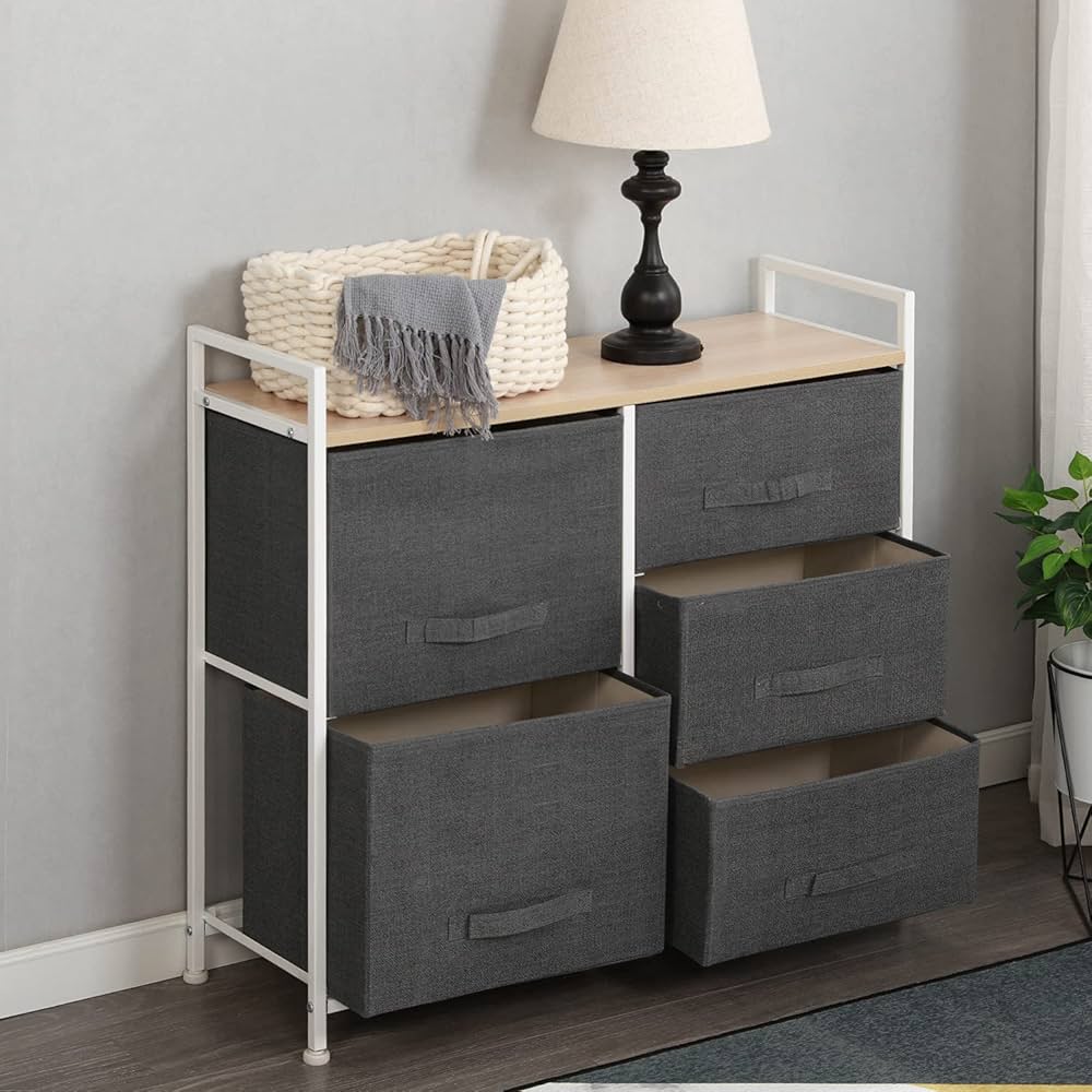Fabric 5-Dresser Storage