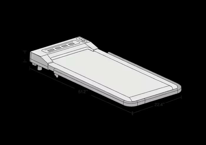 MotionX Pro 2-in-1 Under Desk Walking Pad Treadmill