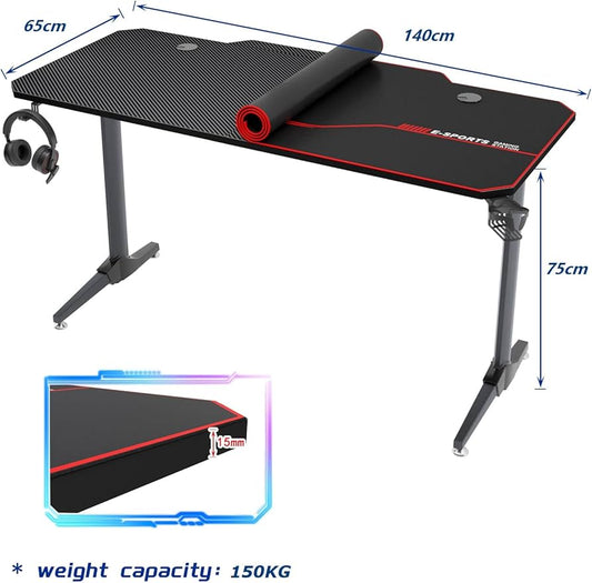 E-Sports Gaming Desk 140Cm