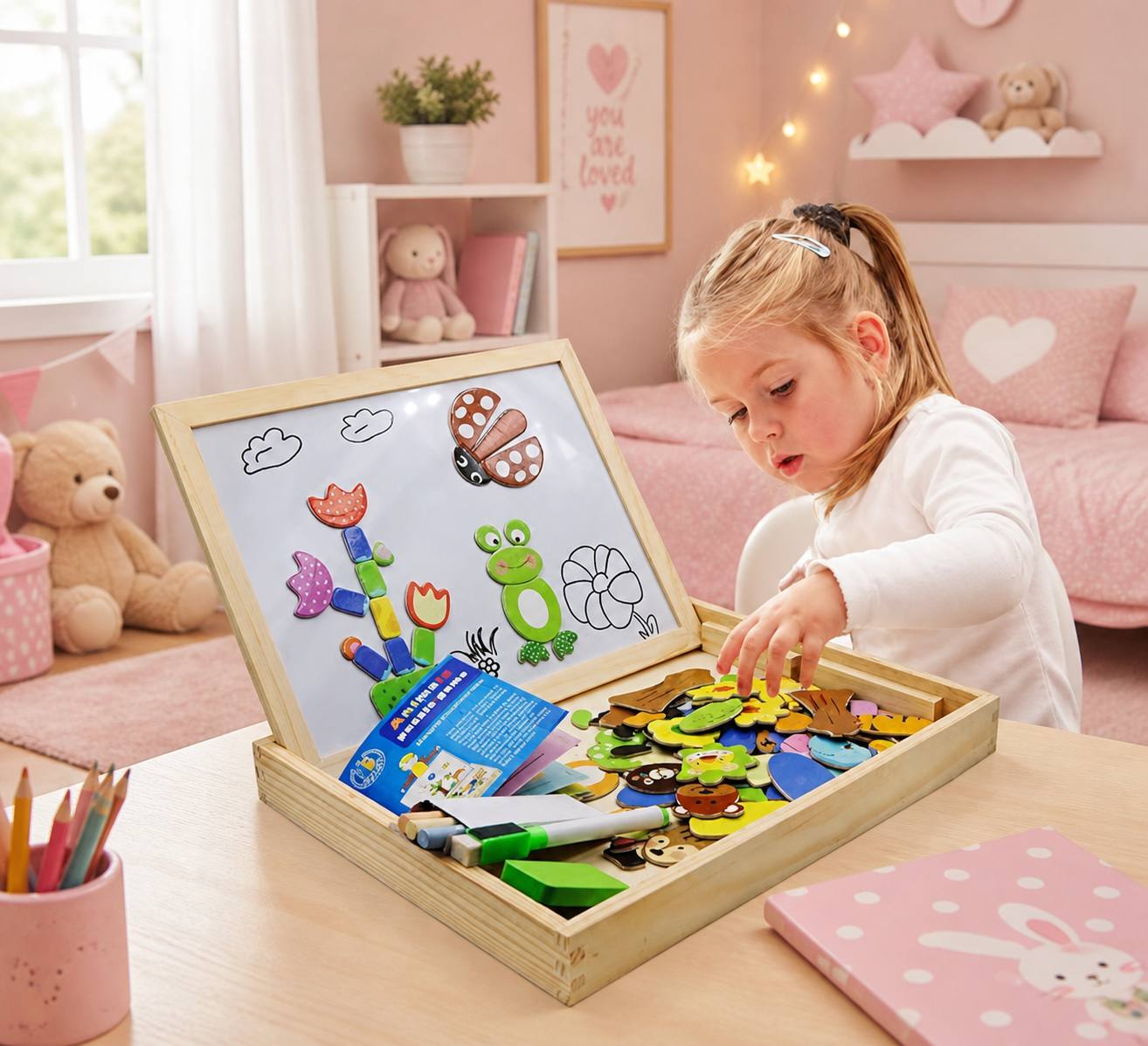 Education learning magnet board toy