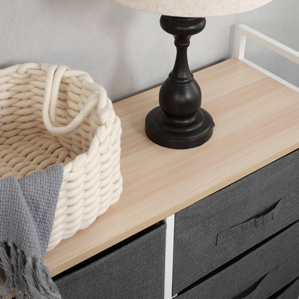 Fabric 5-Dresser Storage
