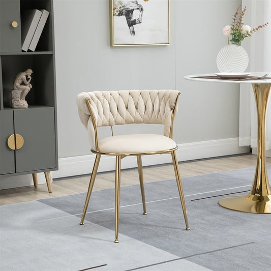 Set of two chairs! Velvet Leisure vanity chair
