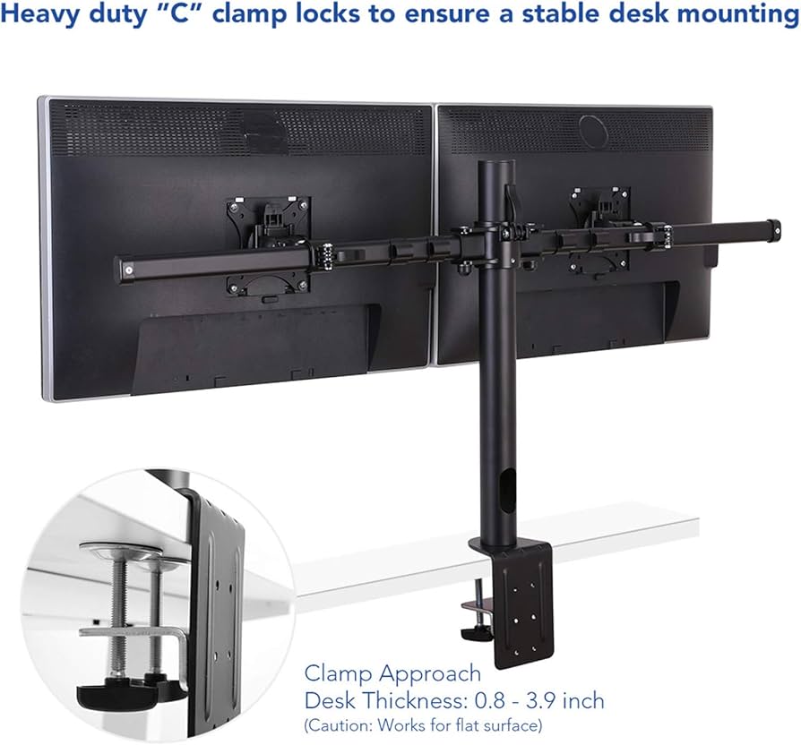 Fleximounts D1DP Dual Arm Moniter Mount
