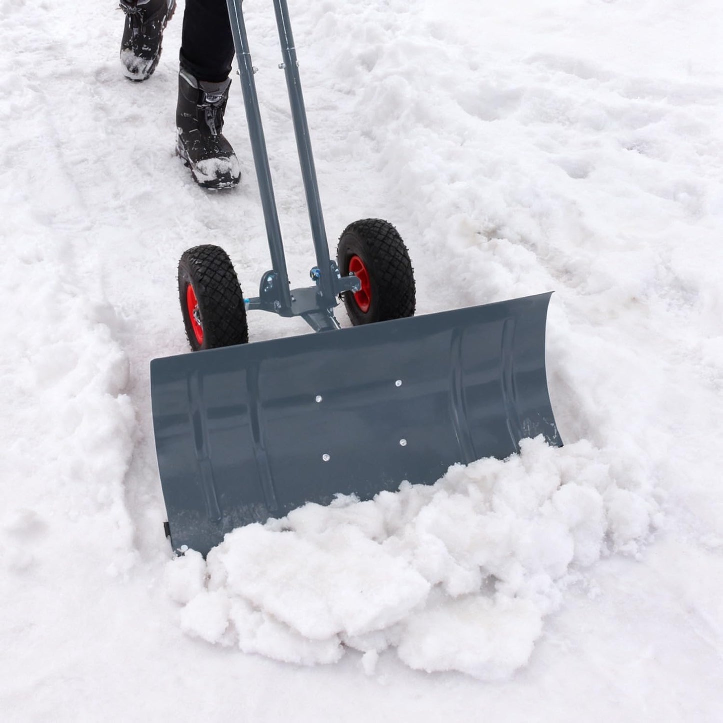 Snow Shovel With Wheels