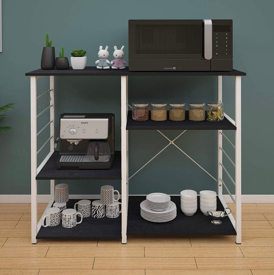 Microwave Cart Stand, Multi-Functional Kitchen Bakers Rack Utility, Kitchen Stand