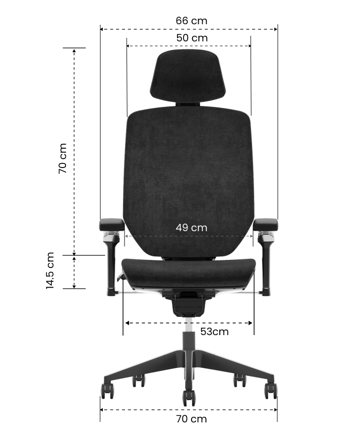 Multifunctional Fabric Ergonomic Chair (BS12 PRO)
