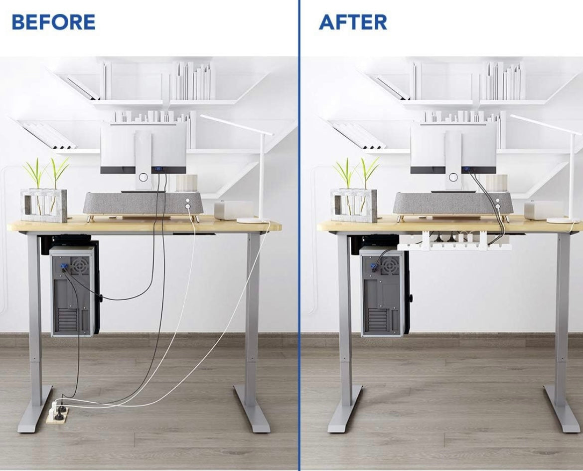 FLEXISPOT Under Desk Cable Management Tray