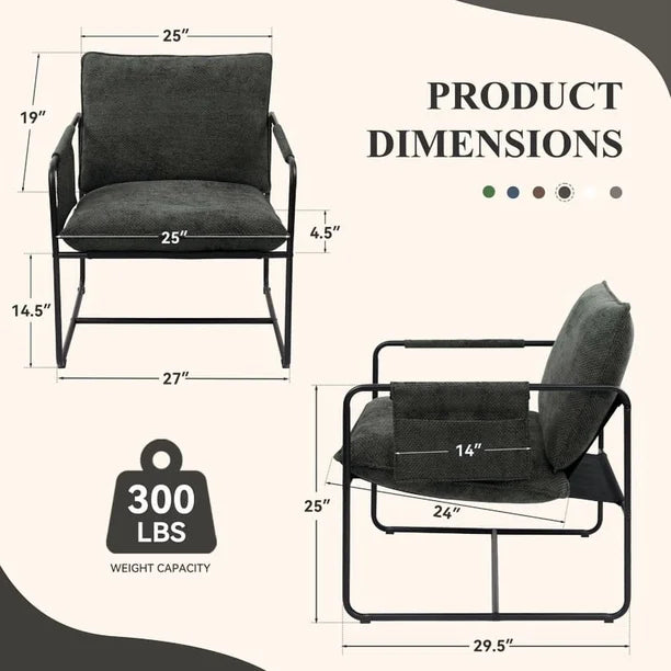 Light Grey Accent Chair