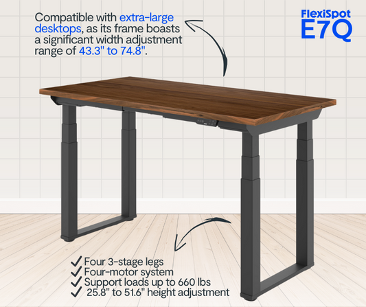 Flexispot E7Q Lite (Four Legs Desk)