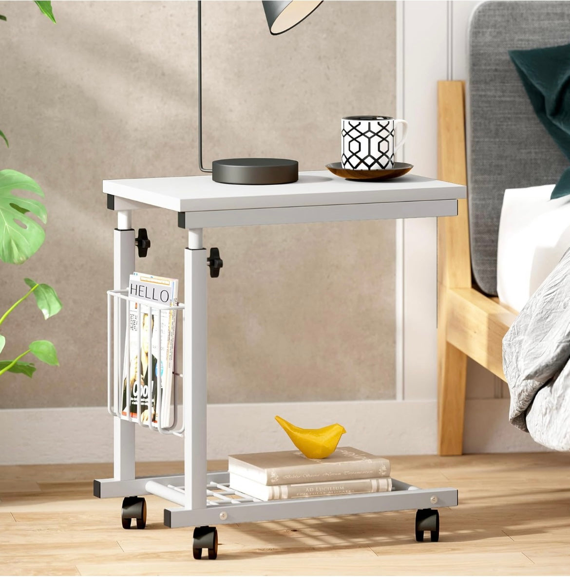 Height Adjustable End Table