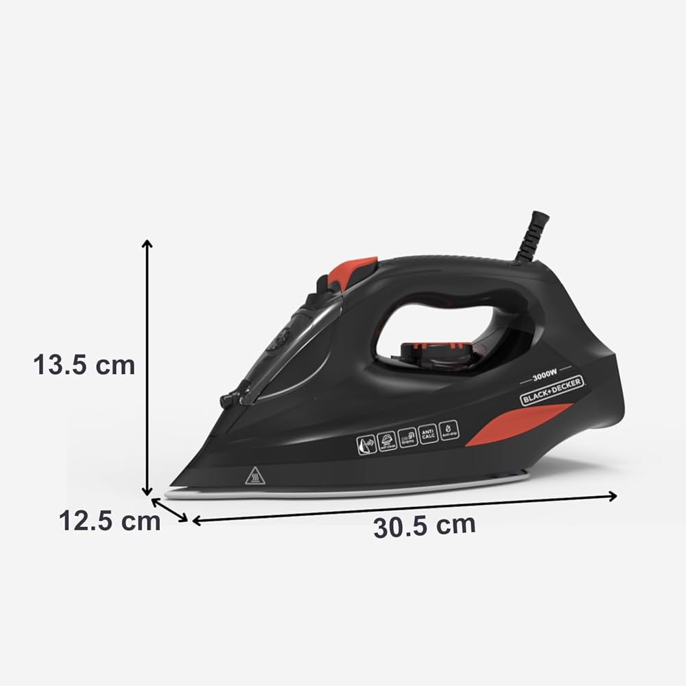 Black & Decker Steam Iron 3000 Ceramic