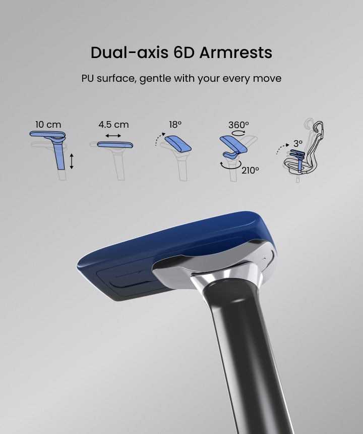 Multifunctional Fabric Ergonomic Chair (BS12 PRO)