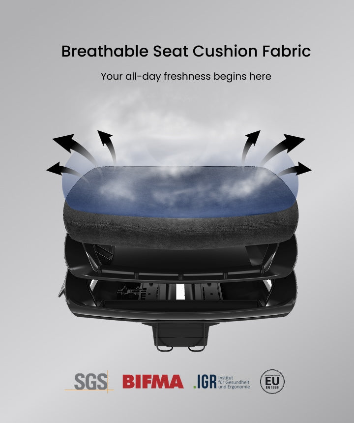 Multifunctional Fabric Ergonomic Chair (BS12 PRO)