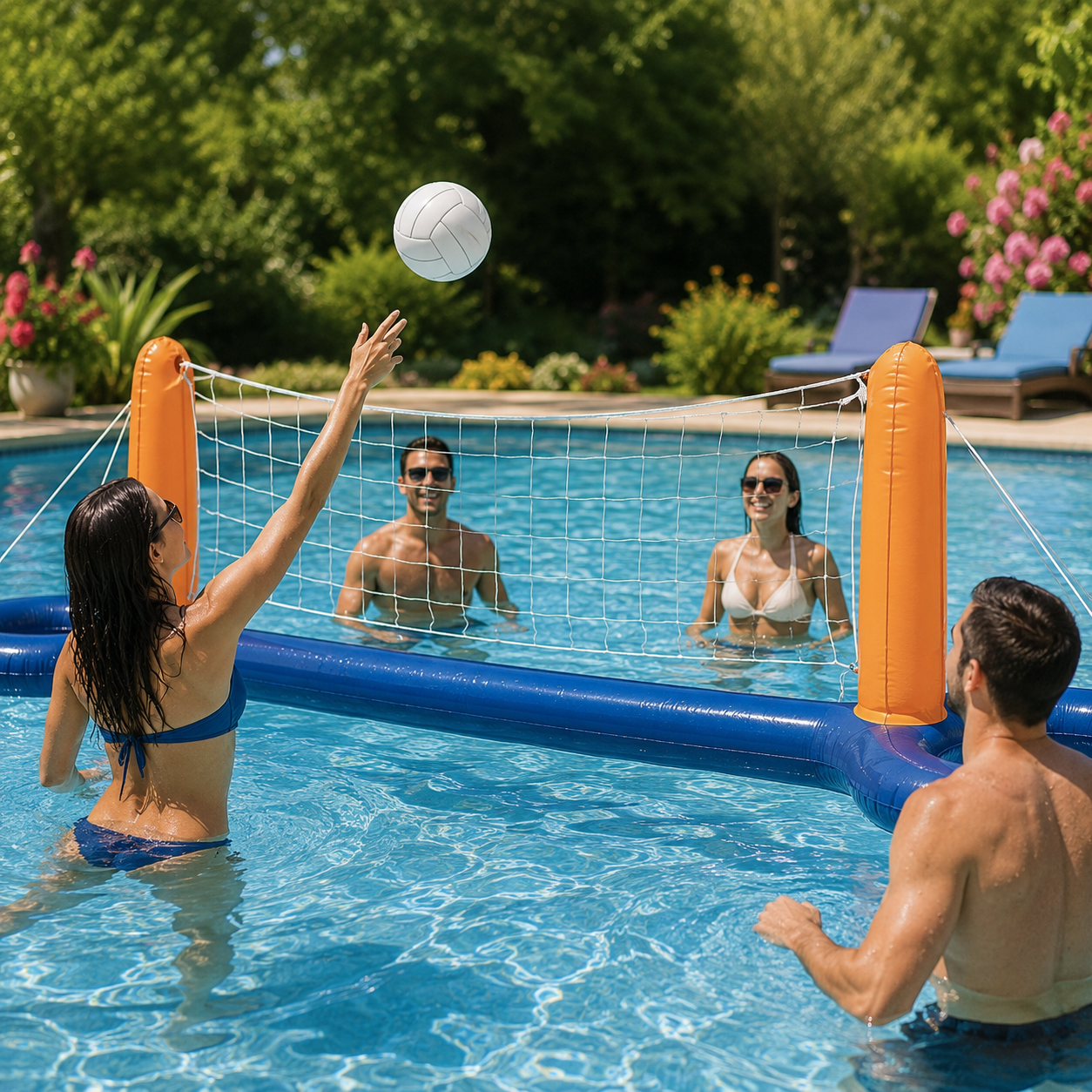 Inflatable Volleyball Net