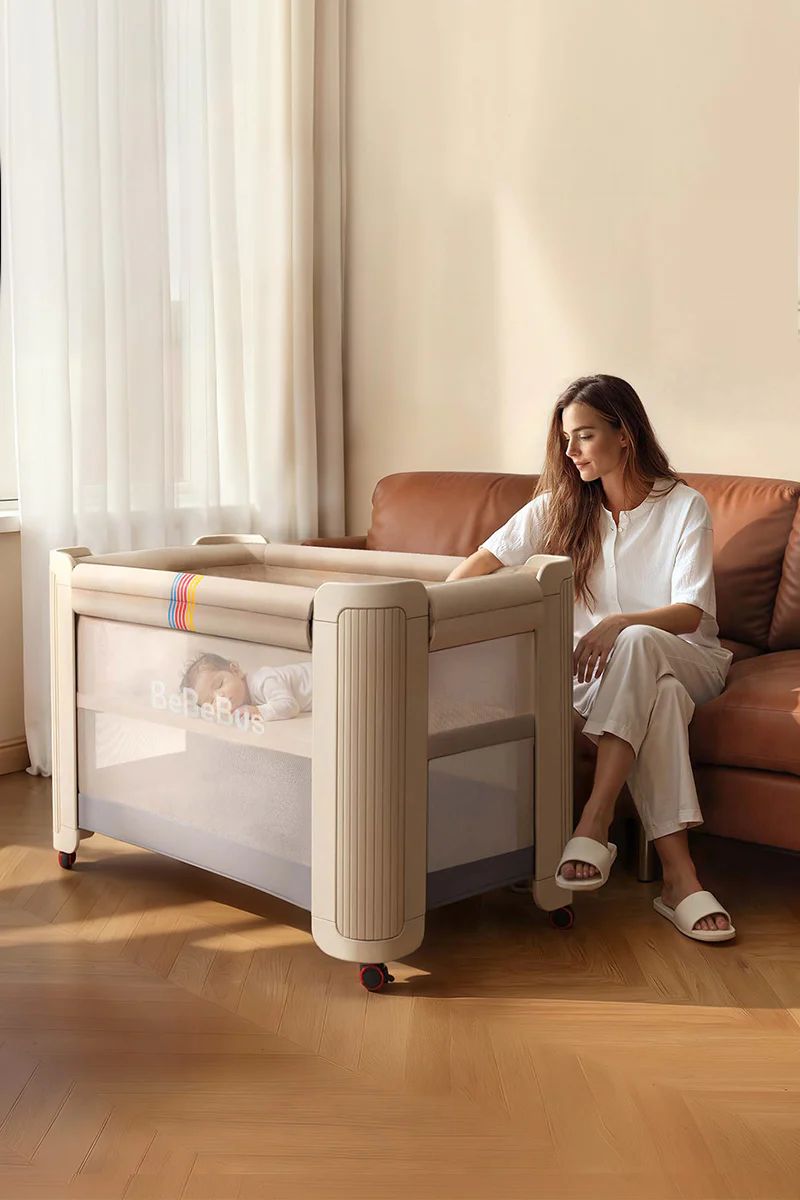 BeBeBUS Foldable BabyCrib Perfect for your little one (0-3 years)